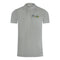 Cavalli Class Vibrant Floral Logo Grey Polo Shirt TXT64L JD060 05014
