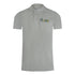 Cavalli Class Vibrant Floral Logo Grey Polo Shirt TXT64L JD060 05014