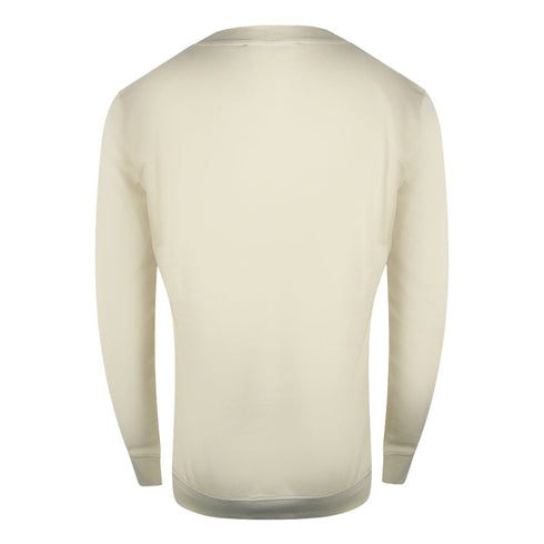 Cavalli Class Txt66A Cf050 03528 Beige Sand Round Neck Sweatshirt Mens - Style Centre Wholesale