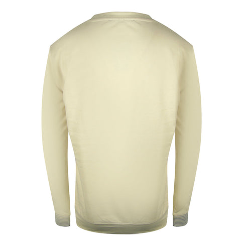 Cavalli Class Txt66C Cf050 03528 Beige Sand Round Neck Sweatshirt Mens - Style Centre Wholesale
