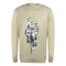 Cavalli Class Txt66E Cf050 03528 Beige Sand Round Neck Sweatshirt Mens - Style Centre Wholesale