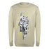 Cavalli Class Txt66E Cf050 03528 Beige Sand Round Neck Sweatshirt Mens - Style Centre Wholesale