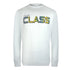 Cavalli Class Txt66H Cf050 00533 Off White Round Neck Sweatshirt Mens - Style Centre Wholesale