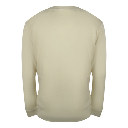 Cavalli Class Txt66H Cf050 03528 Beige Sand Round Neck Sweatshirt Mens - Style Centre Wholesale