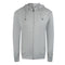 Cavalli Class Bold Floral Logo Grey Zip-Up Hoodie TXT68H CF050 05014