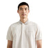 Missoni Short Sleeve Polo Off White With Orange Tones Space Dyed XL