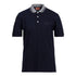 Missoni Short Sleeve Polo Blue Navy Base With Blue And Purple Space Dyed S