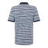 Missoni Short Sleeve Polo Blue And Purple Space Dyed S