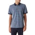 Missoni Short Sleeve Polo Blue And Purple Space Dyed S