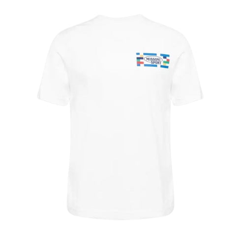 Missoni Short Sleeve T-Shirt White And Multicolor Heritage S