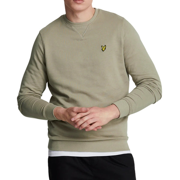 Lyle Scott Branded Sage Uniform Green Pull Over Sweatshirt