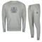 Aquascutium Iconic Crest Crewnecket St001 11 Grey Creckneck And Track Pants Set Male