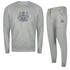 Aquascutium Iconic Crest Crewnecket St001 11 Grey Creckneck And Track Pants Set Male