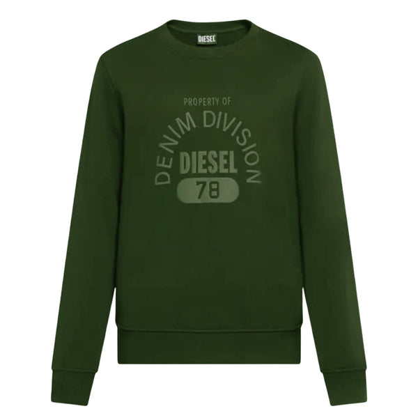 Diesel Denim Division Logo Black Sweatshirt Copy