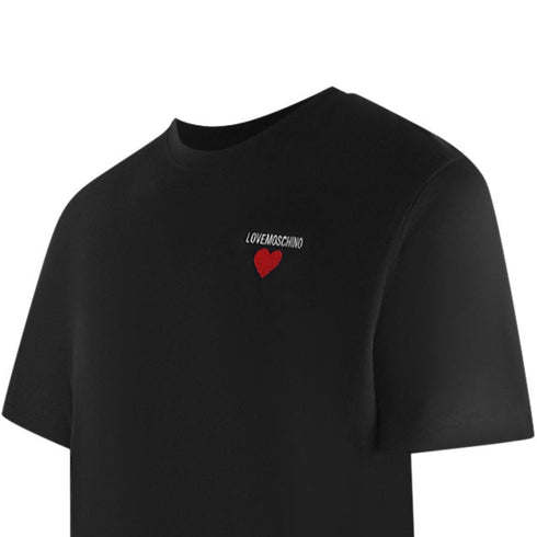 Love Moschino Jh7415Pp0Nl50000 Black T-Shirt Mens