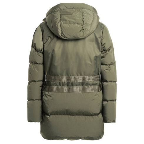 Parajumpers VENTURE PMJKRU02 610 THYME LONG HOODED DOWN JACKET Mens L