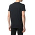 BALMAIN VH1EF000G016 Balmain Paris Rainbow Multi Logo Black T-Shirt AAA BLACK T-SHIRT MALE S