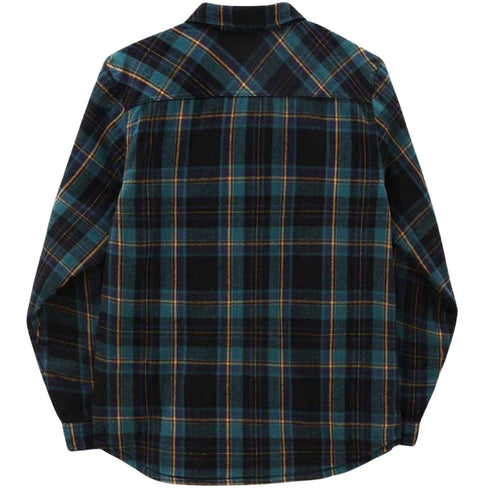 VANS VN0A7S8ZEHU1 EHU1 GREEN/YELLOW/BLACK BRICKELL SHIRT Mens M