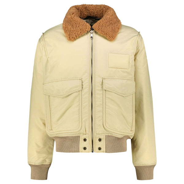 Diesel W-Carlo-NW Tidal Foam Cream Jacket W-CARLO-NW GIACCA A070240KAUX 1AE