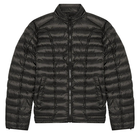 Diesel Plain Black Padded Jacket S