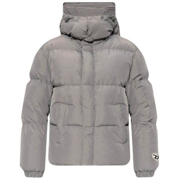 Diesel Plain Grey Winter Jacket S