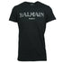 Balmain Sparkle Logo Black T Shirt
