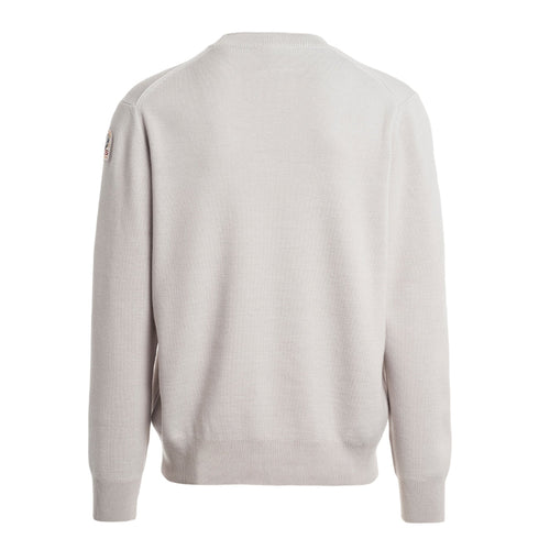 Parajumpers WALLANCE PMKNWK01 309 Cloud Light Grey Crewneck Sweater Mens L