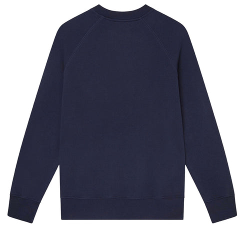 Casablanca Embroidered Sweatshirt Stacked Logo Navy Wf22 Jtp 019 03 019 Navy Blue Sweatshirts Womens