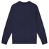 Casablanca Embroidered Sweatshirt Stacked Logo Navy Wf22 Jtp 019 03 019 Navy Blue Sweatshirts Womens