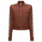 Casablanca Laurel Track Top Brown Wf23 Jtp 165 01 165 Brown Jackets Womens