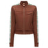 Casablanca Laurel Track Top Brown Wf23 Jtp 165 01 165 Brown Jackets Womens