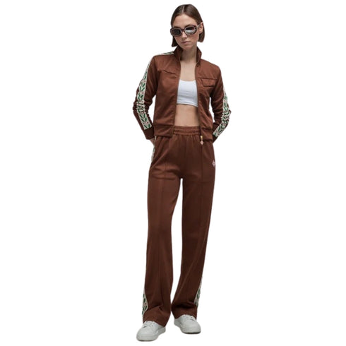 Casablanca Laurel Track Top Brown Wf23 Jtp 165 01 165 Brown Jackets Womens