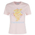 Casablanca Printed Fitted T-Shirt Diamond Column Pink Wps25 Jts 020 01 020 Pink T-Shirts Womens