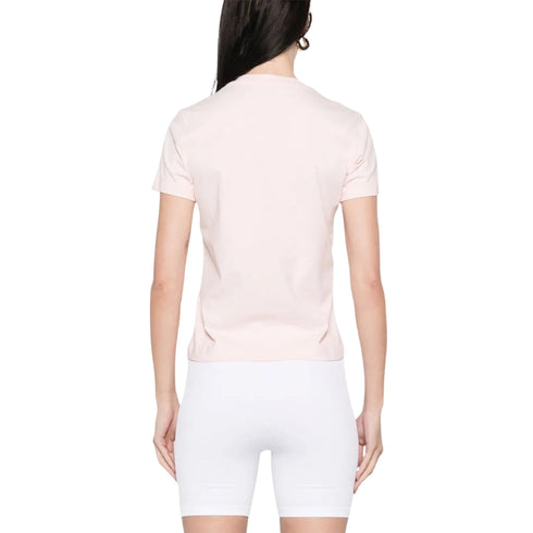 Casablanca Printed Fitted T-Shirt Diamond Column Pink Wps25 Jts 020 01 020 Pink T-Shirts Womens