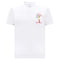 Casablanca Printed Fitted T-Shirt Nature Teacher White Wps25 Jts 020 02 020 02 White T-Shirts Womens