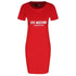Love Moschino W592913 3876 P05 Red T Shirt Dress Female