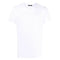 BALMAIN YH1EF000BB20 Balmain Paris Embossed Logo White T-Shirt 0FA WHITE T-SHIRT MALE S