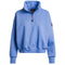 Parajumpers ZENDAYA PWFLEY32 268 CORNFLOWER Quarter Zip Sweater Box Fit Womens S