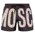 Moschino Large Heart Polka Dot Printed Logo Black Swim Shorts A160903 1555