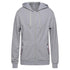 Moschino Brand Taped Pockets Grey Zip Hoodie