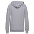 Moschino Brand Taped Pockets Grey Zip Hoodie