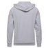 Moschino Brand Tape Logo Grey Zip Hoodie