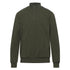 Moschino Quarter Zip Tape Logo Green Sweater
