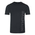 Balmain Brand Embossed Logo Black T Shirt