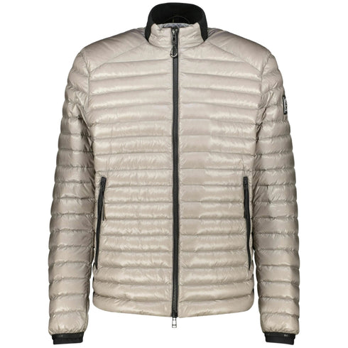 Belstaff Airframe Beige Shiny Down Filled Jacket - Style Centre Wholesale