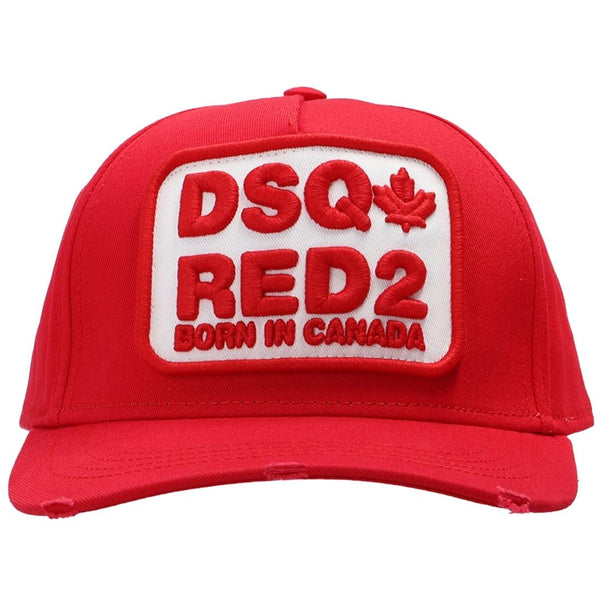 Dsquared2 Block Red 2 Logo Red Cap BCM0498 05C00001 4065