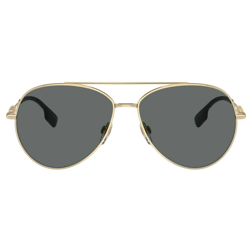 Burberry Dark Grey Lensed Gold Sunglasses 0BE3147 110981