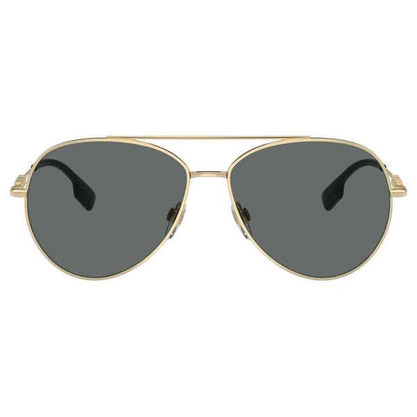 Burberry Dark Grey Lensed Gold Sunglasses 0BE3147 110981
