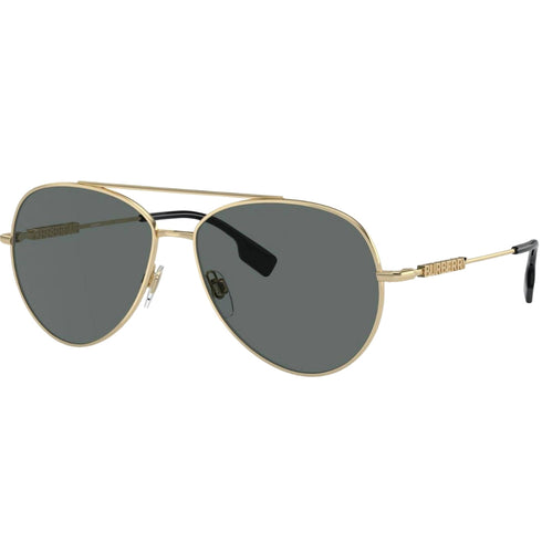 Burberry Dark Grey Lensed Gold Sunglasses 0BE3147 110981
