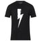 Neil Barrett Chalk Bolt Black T Shirt BJT006S R514S4